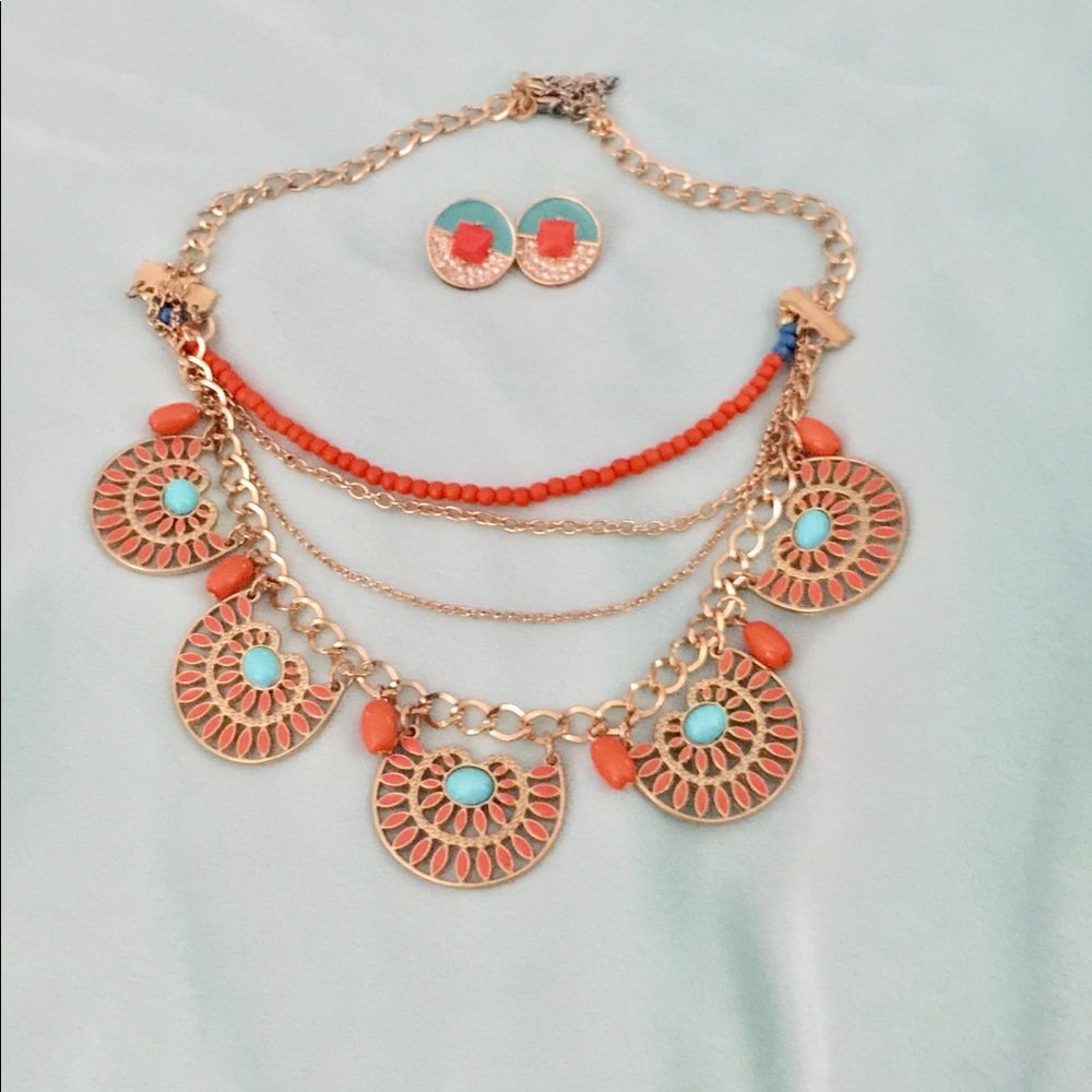 Costume Jewelry Set.